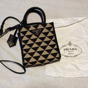 Non authentic Black and Tan Mini Bag